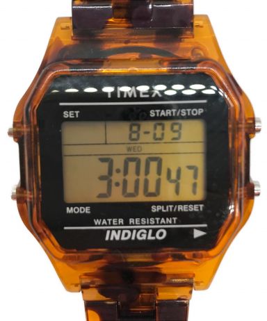 【中古・古着通販】TIMEX (タイメックス) BEAMS (ビームス) 別注 Classics Digital ”Tortoise shell”  デジタル ウォッチ｜ブランド・古着通販 トレファク公式【TREFAC FASHION】スマホサイト