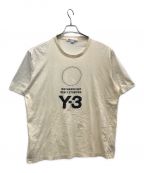Y-3ワイスリー）の古着「Stacked Logo Tee」｜ベージュ