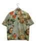 HOLZWEILER (ホルスウィラー) Kia Shirt Flower グリーン×オレンジ サイズ:XL：9800円