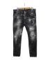 DSQUARED2（ディースクエアード）の古着「22SS SKATER JEANS スケータージーンズ」｜ブラック