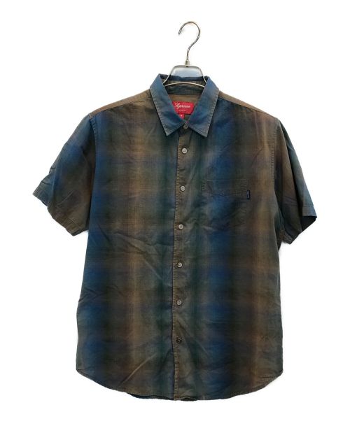 SUPREME（シュプリーム）SUPREME (シュプリーム) 12SS shadow plaid shirts ネイビー サイズ:Mの古着・服飾アイテム