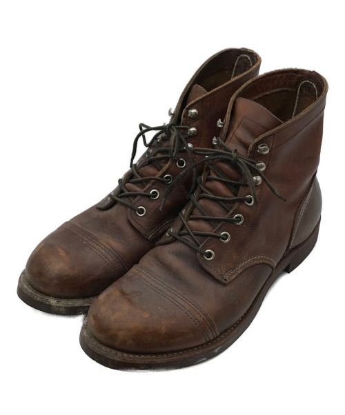 RED WING（レッドウィング）RED WING (レッドウィング) IRON RANGER ブラウン サイズ:US6 1/2の古着・服飾アイテム