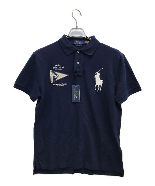 POLO RALPH LAUREN（ポロ・ラルフローレン）POLO RALPH LAUREN (ポロ・ラルフローレン) ポロシャツ ネイビー サイズ:Mの古着・服飾アイテム