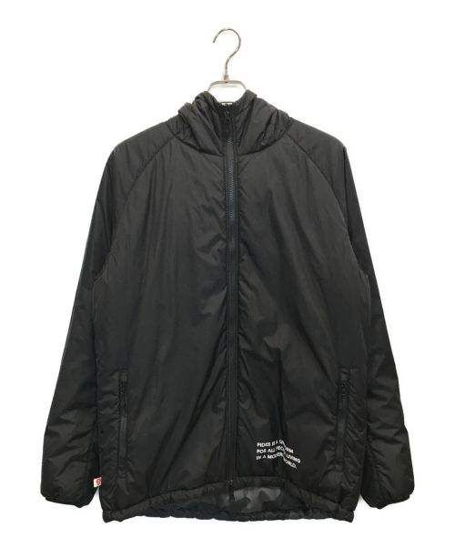 New Era（ニューエラ）New Era (ニューエラ) FIDES (フィデス) REVERSIBLE PUFF JACKET リバーシブルパフジャケット ブラック×グレー サイズ:XLの古着・服飾アイテム