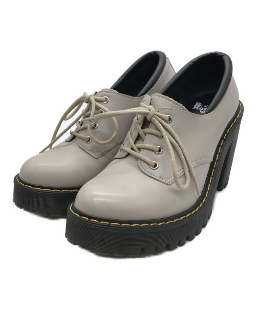 Dr.Martens（ドクターマーチン）Dr.Martens (ドクターマーチン) SALOME サロメ ハイヒールブーツ ベージュ サイズ:UK3の古着・服飾アイテム