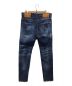 DSQUARED2 (ディースクエアード) 22AW RELAX LONG CROTCH JEAN インディゴ サイズ:48：27800円