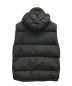 STONE ISLAND (ストーンアイランド) GARMENT DYED CRINKLE REPS NY HOODED DOWN GILET ガーメントダイ フード付きダウンベスト ブラック サイズ:L：29800円