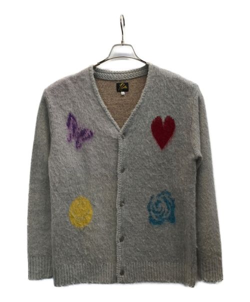 Needles（ニードルズ）Needles (ニードルズ) STUDIOUS (ステュディオス) STUDIOUS別注 Mohair Cardigan - 4 ICONS 別注モヘヤニットカーディガン グレー サイズ:Sの古着・服飾アイテム