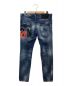 DSQUARED2 (ディースクエアード) 22SS  ICON 4EVER MEDIUM WASH SKATER JEAN インディゴ サイズ:48：21800円