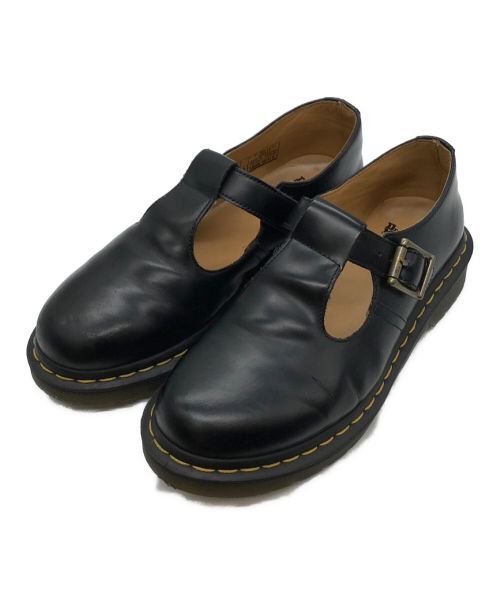 Dr.Martens（ドクターマーチン）Dr.Martens (ドクターマーチン) Tバーレザーシューズ ブラック サイズ:UK6の古着・服飾アイテム