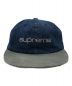 SUPREME (シュプリーム) 18SS Denim Suede Compact Logo 6Panel デニム スエード コンパクトロゴキャップ インディゴ：5800円