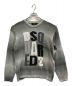 DSQUARED2（ディースクエアード）の古着「23SS D2 MONOGRAM SWEATER」｜グレー