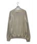 MONCLER (モンクレール) ロゴジャガードニット　GIROCOLLO TRICOT ベージュ サイズ:M：24000円