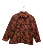 SUPREMEシュプリーム）の古着「21AW Paisley Fleece Shirt　ペイズリーフリースシャツ」｜レッド