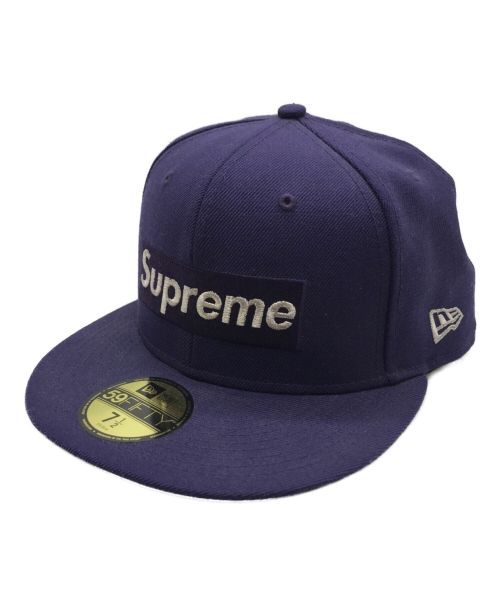 SUPREME（シュプリーム）SUPREME (シュプリーム) New Era (ニューエラ) 20SS Sim Metallic Box Logo Cap パープル サイズ:7 1/2の古着・服飾アイテム