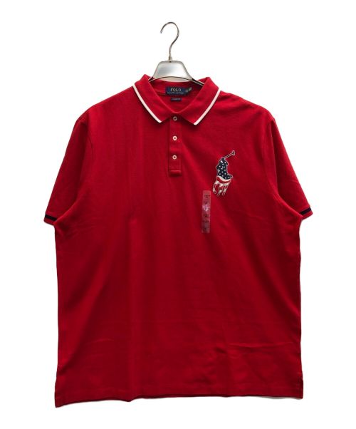 POLO RALPH LAUREN（ポロ・ラルフローレン）POLO RALPH LAUREN (ポロ・ラルフローレン) ポロシャツ レッド サイズ:XXL 未使用品の古着・服飾アイテム