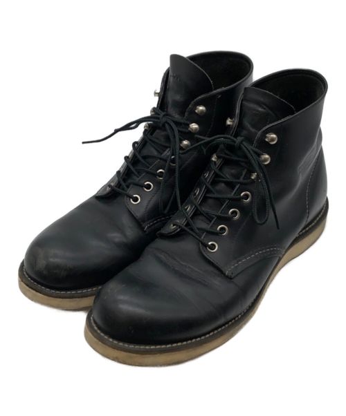 RED WING（レッドウィング）RED WING (レッドウィング) 6inch CLASSIC PLAIN TOE 6インチクラシックプレーントゥブーツ ブラック サイズ:US10 Dの古着・服飾アイテム