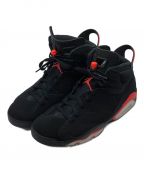 NIKEナイキ）の古着「AIR JORDAN 6 RETRO OG BLACK INFRARED　エアジョーダン6 OG ブラック インフラレッド」｜ブラック