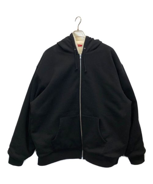 SUPREME（シュプリーム）SUPREME (シュプリーム) 22AW Faux Fur Lined Zip Up Hooded ブラック サイズ:XXLの古着・服飾アイテム