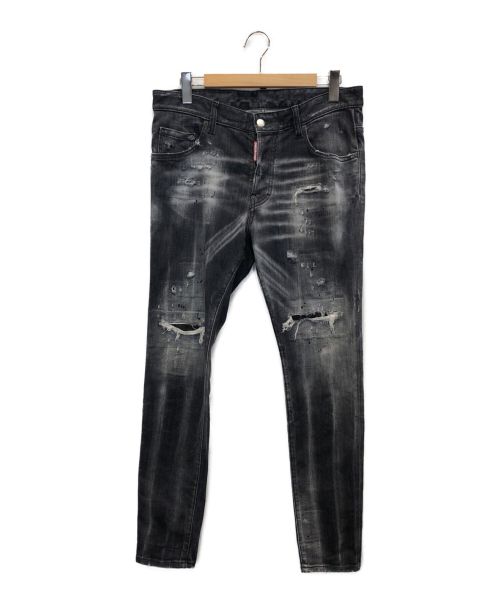 DSQUARED2（ディースクエアード）DSQUARED2 (ディースクエアード) 22SS Super Twinky Jean ブラック サイズ:48の古着・服飾アイテム