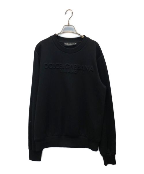 DOLCE & GABBANA（ドルチェ＆ガッバーナ）DOLCE & GABBANA (ドルチェ＆ガッバーナ) DGロゴスウェット ブラック サイズ:48の古着・服飾アイテム