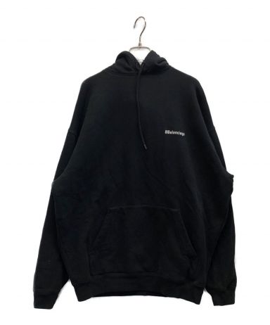 中古・古着通販】BALENCIAGA (バレンシアガ) 20AW ロゴ刺繍パーカー ブラック サイズ:S｜ブランド・古着通販  トレファク公式【TREFAC FASHION】スマホサイト