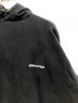 中古・古着 BALENCIAGA (バレンシアガ) 20AW ロゴ刺繍パーカー ブラック サイズ:S：29800円