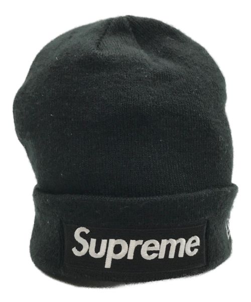 SUPREME（シュプリーム）SUPREME (シュプリーム) New Era (ニューエラ) 18AW Box Logo Beanie ブラックの古着・服飾アイテム