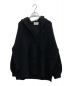 CLANE（クラネ）の古着「ANGORA OVER KNIT HOODIE」｜ブラック