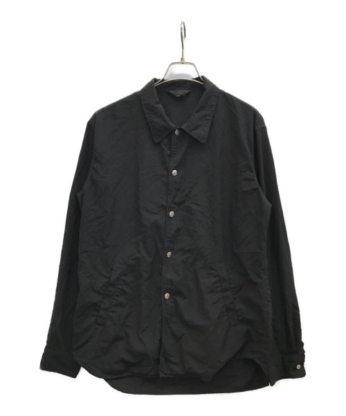COMME des GARCONS HOMME DEUX（コムデギャルソン オム ドゥ）COMME des GARCONS HOMME DEUX (コムデギャルソン オム ドゥ) 製品染スナップシャツ ブラック サイズ:Lの古着・服飾アイテム