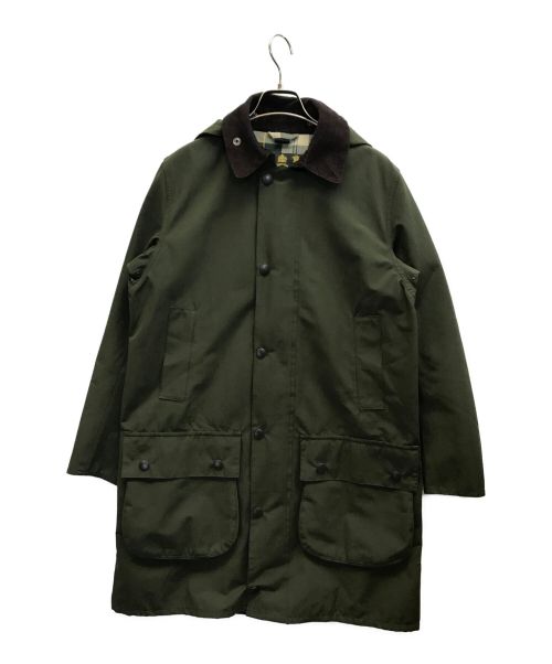 Barbour（バブアー）Barbour (バブアー) SL BORDER 2L ボーダージャケット2レイヤー セージグリーン サイズ:36の古着・服飾アイテム