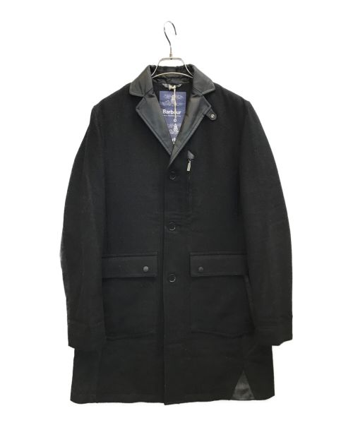 Barbour（バブアー）Barbour (バブアー) WHITE MOUNTAINEERING (ホワイトマウンテ二アニング) RIGGYARI WOOL JACKET  コラボウールジャケット ブラック サイズ:Mの古着・服飾アイテム