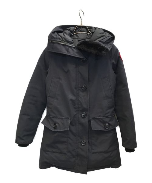 CANADA GOOSE（カナダグース）CANADA GOOSE (カナダグース) Bronte Parka ブロンテ パーカー ブラック サイズ:XSの古着・服飾アイテム