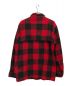 WOOLRICH (ウールリッチ) バッファローチェックオーバーシャツ レッド×ブラック サイズ:XL：5800円