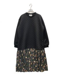 IN-PROCESS Tokyo（インプロセストーキョー）の古着「QUILTED PLEATED DRESS」｜ブラック