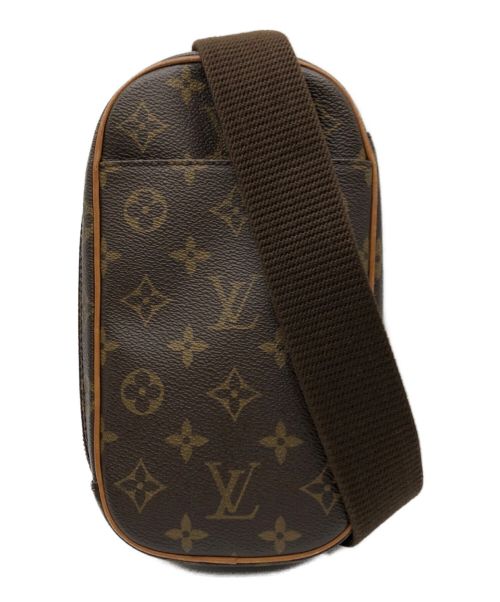 LOUIS VUITTON（ルイ ヴィトン）LOUIS VUITTON (ルイ ヴィトン) モノグラム ポシェットガンジュ ブラウンの古着・服飾アイテム