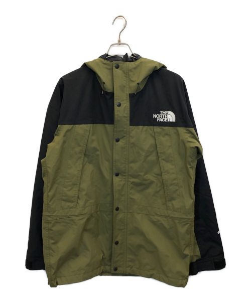 THE NORTH FACE（ザ ノース フェイス）THE NORTH FACE (ザ ノース フェイス) Mountain Light Jacket マウンテンライトジャケット オリーブ×ブラック サイズ:XLの古着・服飾アイテム