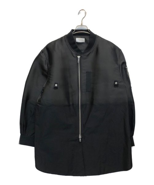 TAAKK（ターク）TAAKK (ターク) 23AW 切替MA-1シャツ ブラック サイズ:2の古着・服飾アイテム