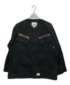 WTAPSダブルタップス）の古着「SCOUT/LS/COTTON.WEATHER」｜ブラック