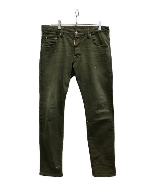 DSQUARED2（ディースクエアード）DSQUARED2 (ディースクエアード) 23AW SKATER JEANS / スケータージーンズ カーキ サイズ:50の古着・服飾アイテム