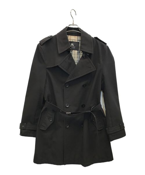 BURBERRY BLACK LABEL（バーバリーブラックレーベル）BURBERRY BLACK LABEL (バーバリーブラックレーベル) トレンチコート ブラック サイズ:LLの古着・服飾アイテム