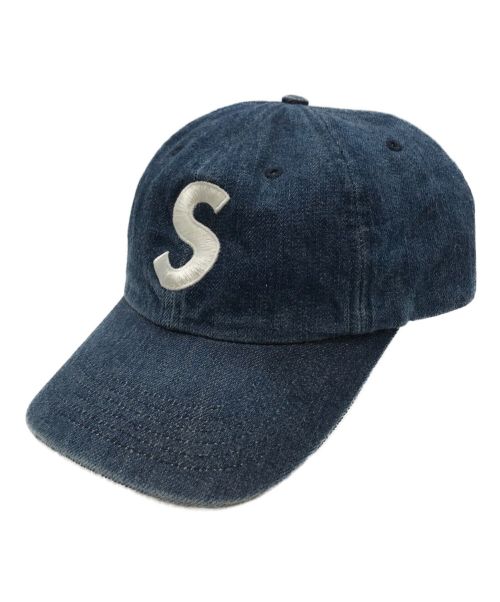 SUPREME（シュプリーム）SUPREME (シュプリーム) 22SS Kevlar Denim S Logo 6Panel Cap　デニムキャップ インディゴの古着・服飾アイテム