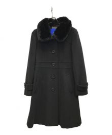 BLUE LABEL CRESTBRIDGE（ブルーレーベルクレストブリッジ）の古着「ウールコート」｜ブラック