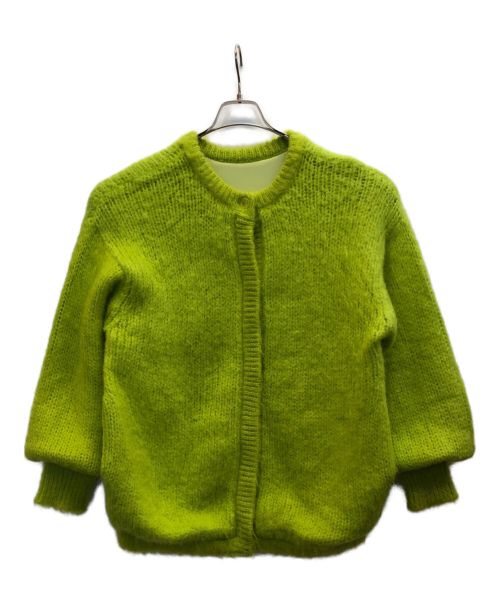 Ameri（アメリ）Ameri (アメリ) 2WAY MOHAIR SHAGGY KNIT　モヘアシャギーニット グリーン サイズ:FREEの古着・服飾アイテム