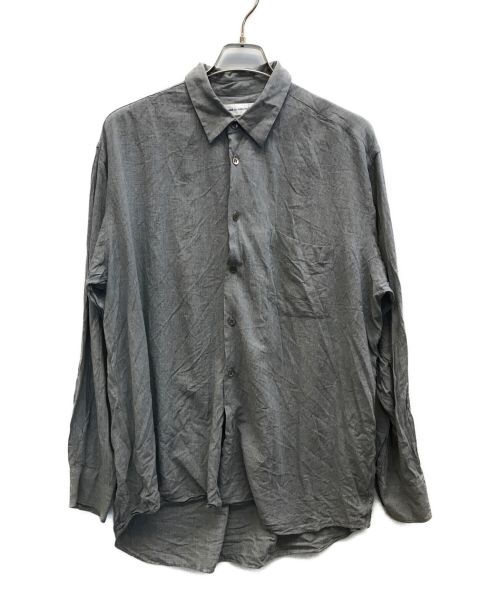 COMME des GARCONS SHIRT（コムデギャルソンシャツ）COMME des GARCONS SHIRT (コムデギャルソンシャツ) レーヨンシャツ グレー サイズ:Lの古着・服飾アイテム