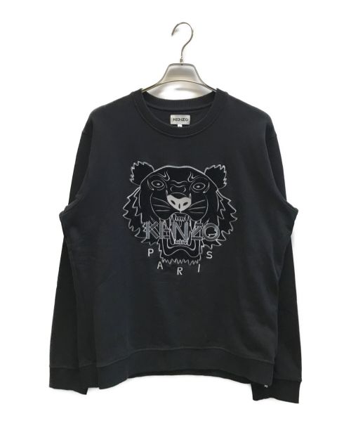 KENZO（ケンゾー）KENZO (ケンゾー) Tiger sweatshirt ブラック サイズ:XLの古着・服飾アイテム