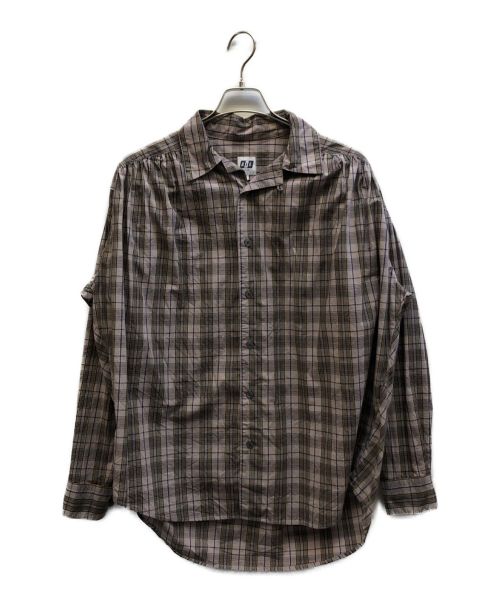 AiE（エーアイイー）AiE (エーアイイー) Painter Shirt Cotton Plaid グレー サイズ:Sの古着・服飾アイテム