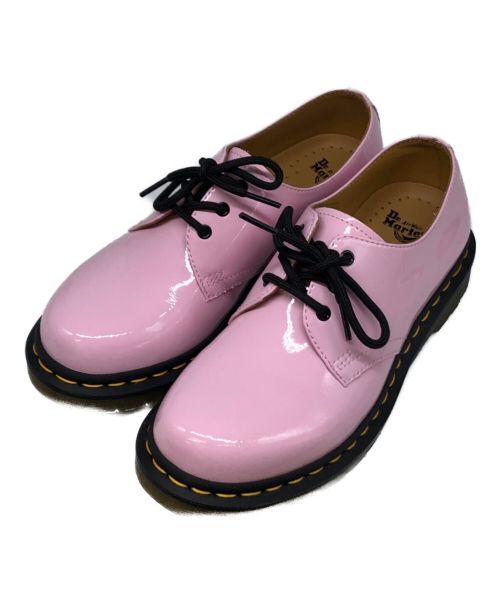 Dr.Martens（ドクターマーチン）Dr.Martens (ドクターマーチン) パテントレザーシューズ ピンク サイズ:UK5の古着・服飾アイテム