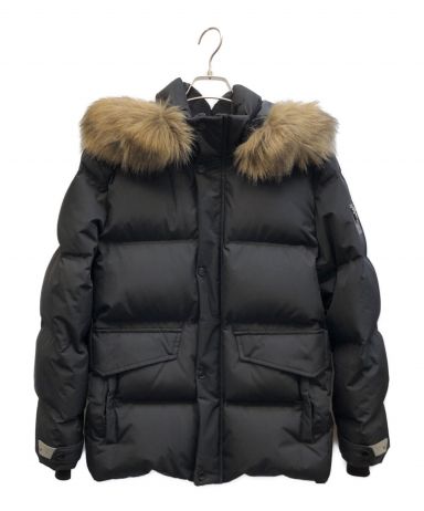 【中古・古着通販】GUESS (ゲス) FUR HOODED DOWN JACKET ファーフーデッドダウンジャケット ブラック サイズ:M｜ブランド・古着通販  トレファク公式【TREFAC FASHION】スマホサイト