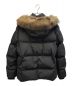 GUESS (ゲス) FUR HOODED DOWN JACKET　ファーフーデッドダウンジャケット ブラック サイズ:M：9800円